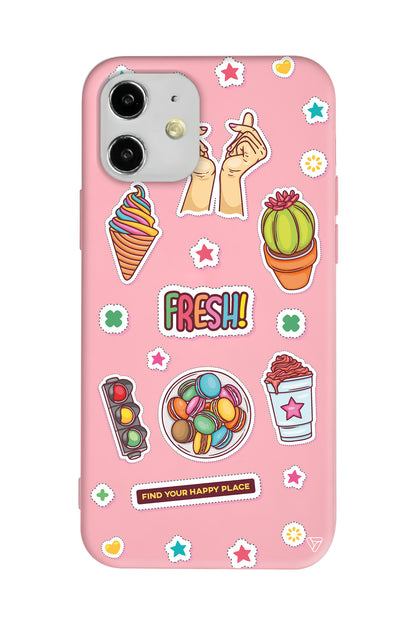 Fresh! Lansman Model İçi Kadife Silikon Telefon Kılıfı