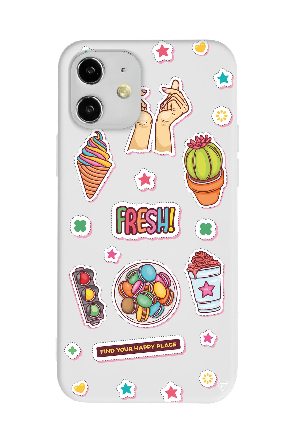 Fresh! Lansman Model İçi Kadife Silikon Telefon Kılıfı