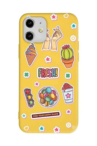 Fresh! Lansman Model İçi Kadife Silikon Telefon Kılıfı