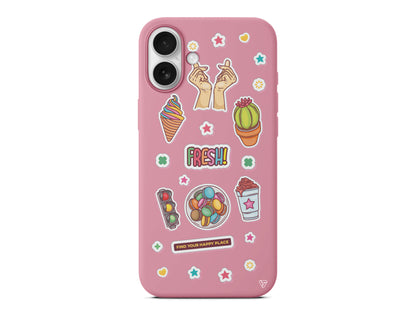 Fresh! Lansman Model İçi Kadife Silikon Telefon Kılıfı – Plus Serisine Özel