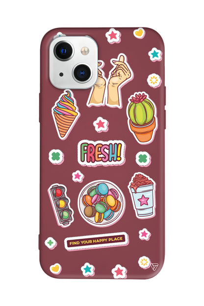 Fresh! Lansman Model İçi Kadife Silikon Telefon Kılıfı