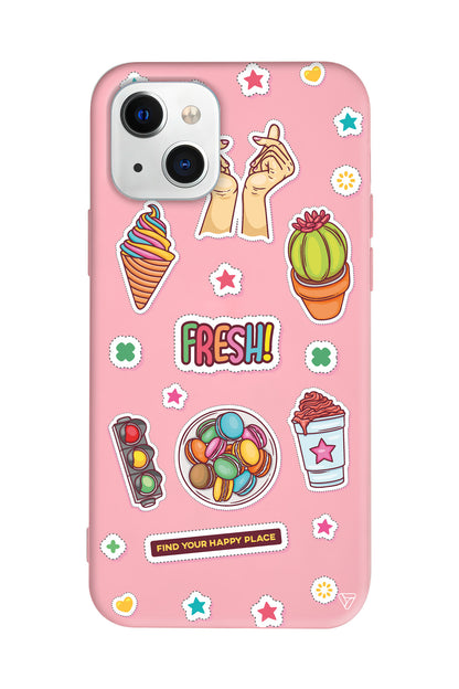 Fresh! Lansman Model İçi Kadife Silikon Telefon Kılıfı