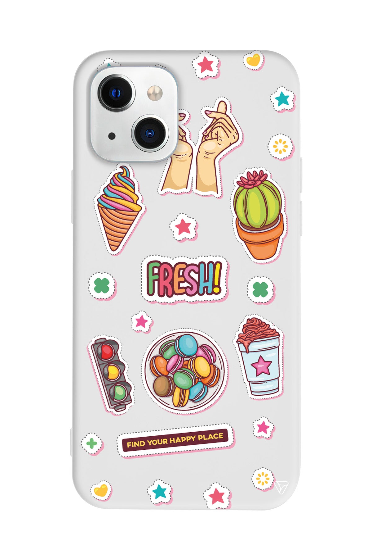 Fresh! Lansman Model İçi Kadife Silikon Telefon Kılıfı – Plus Serisine Özel