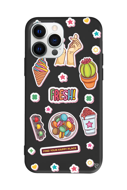 Fresh! Lansman Model İçi Kadife Silikon Telefon Kılıfı