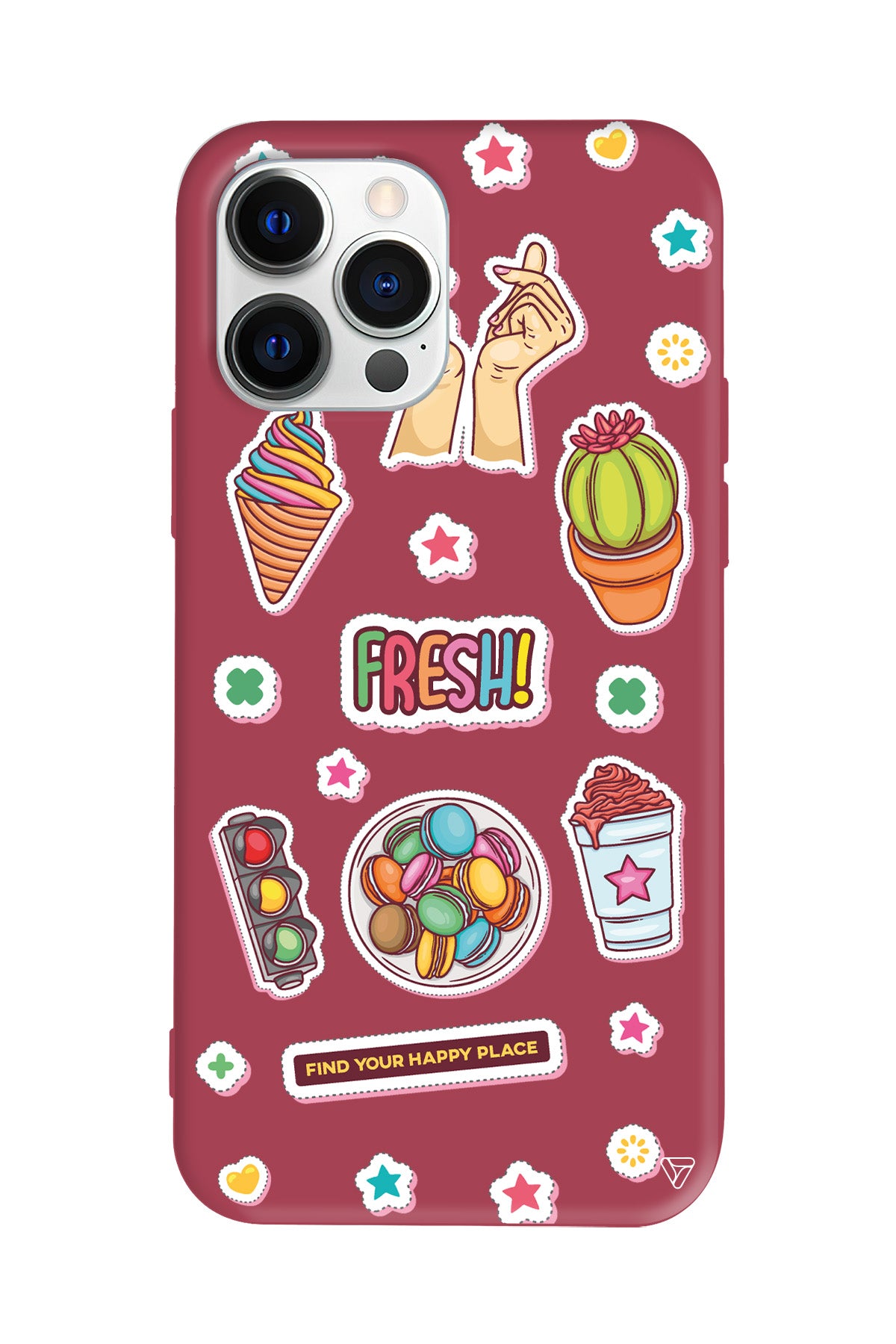 Fresh! Lansman Model İçi Kadife Silikon Telefon Kılıfı