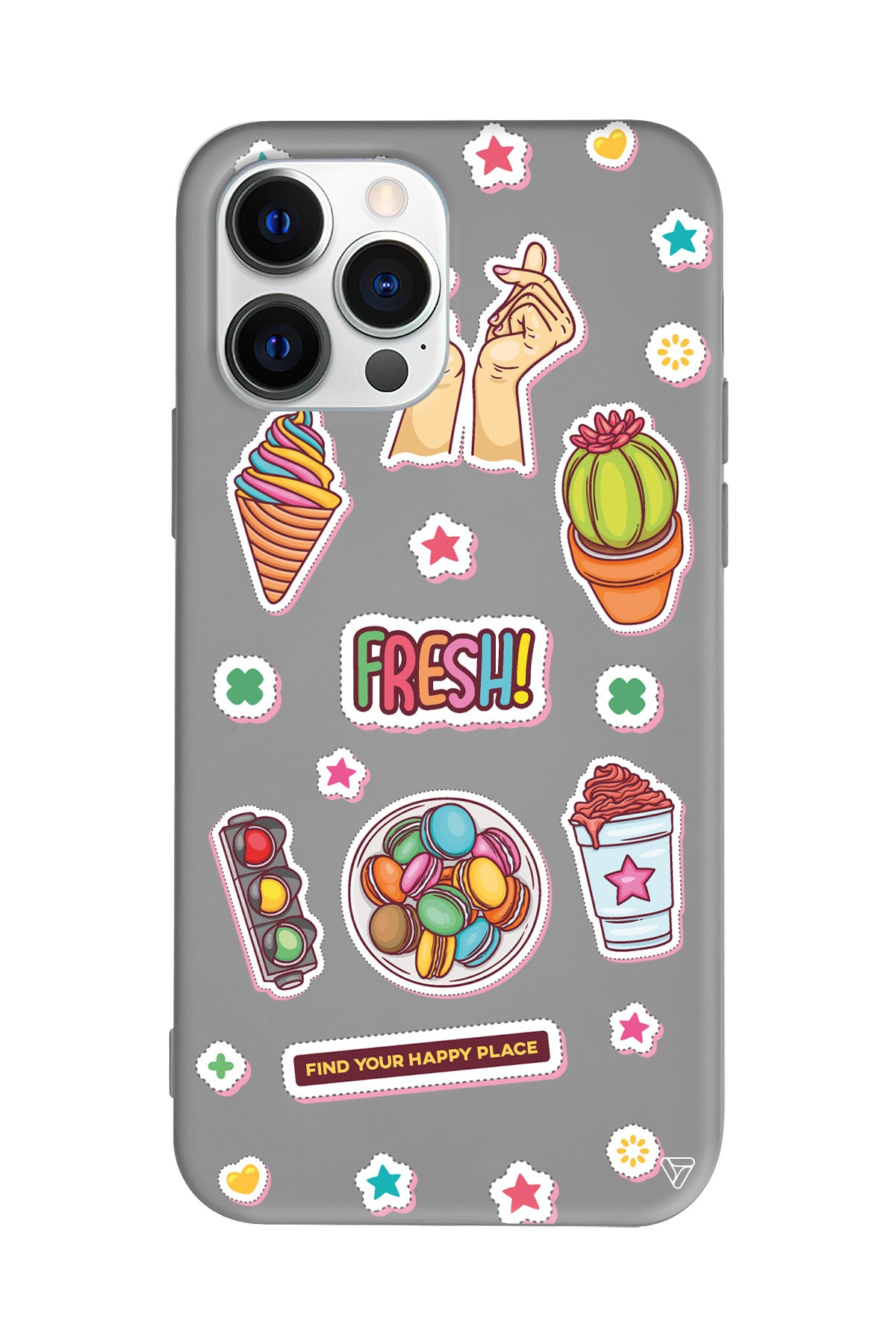 Fresh! Lansman Model İçi Kadife Silikon Telefon Kılıfı