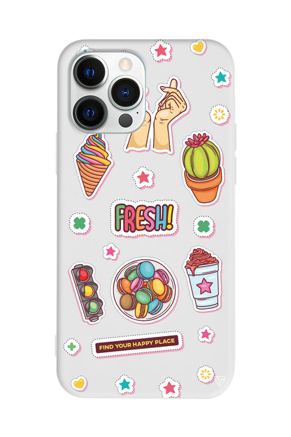 Fresh! Lansman Model İçi Kadife Silikon Telefon Kılıfı