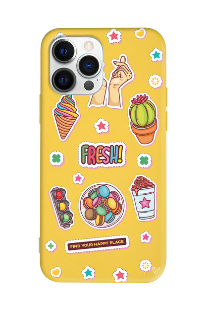 Fresh! Lansman Model İçi Kadife Silikon Telefon Kılıfı