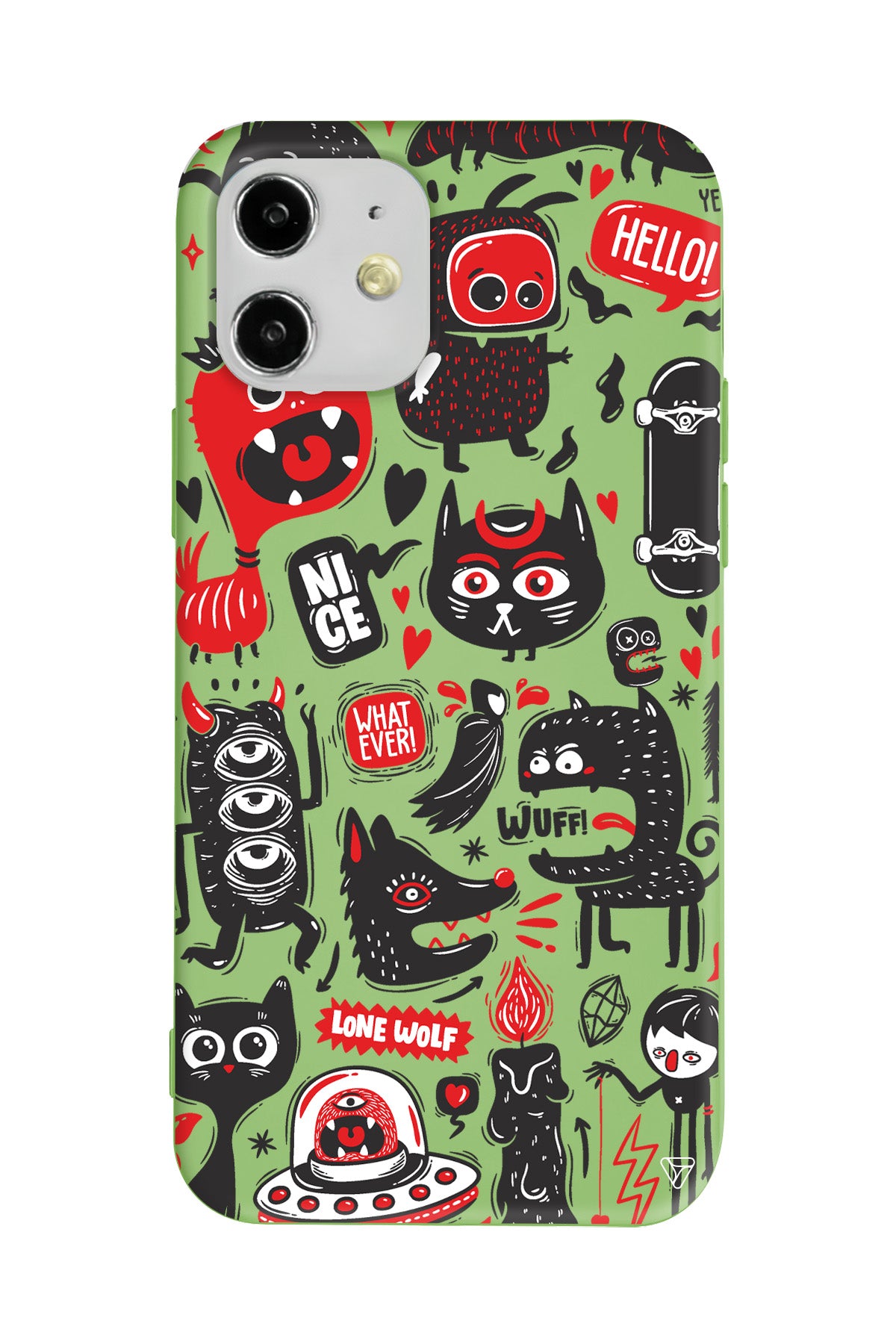 Sevimli Canavarlar 2 Lansman Model İçi Kadife Silikon Telefon Kılıfı