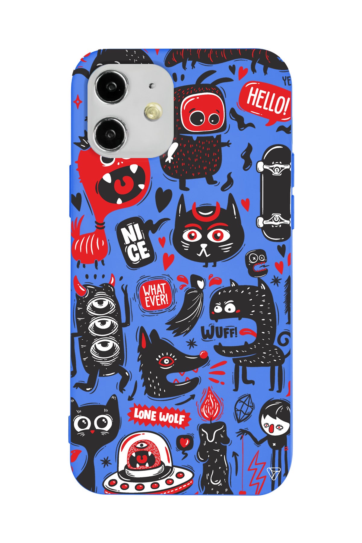 Sevimli Canavarlar 2 Lansman Model İçi Kadife Silikon Telefon Kılıfı