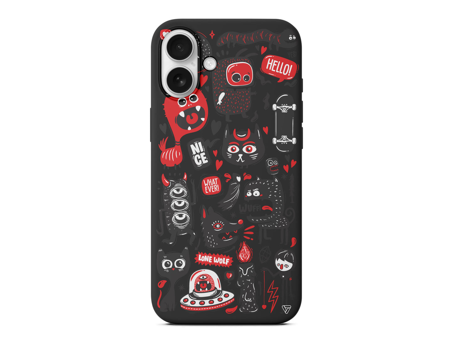 Sevimli Canavarlar 2 Lansman Model İçi Kadife Silikon Telefon Kılıfı – Plus Serisine Özel