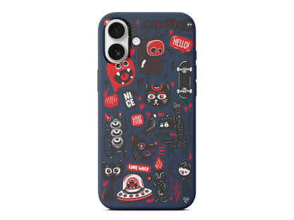 Sevimli Canavarlar 2 Lansman Model İçi Kadife Silikon Telefon Kılıfı – Plus Serisine Özel