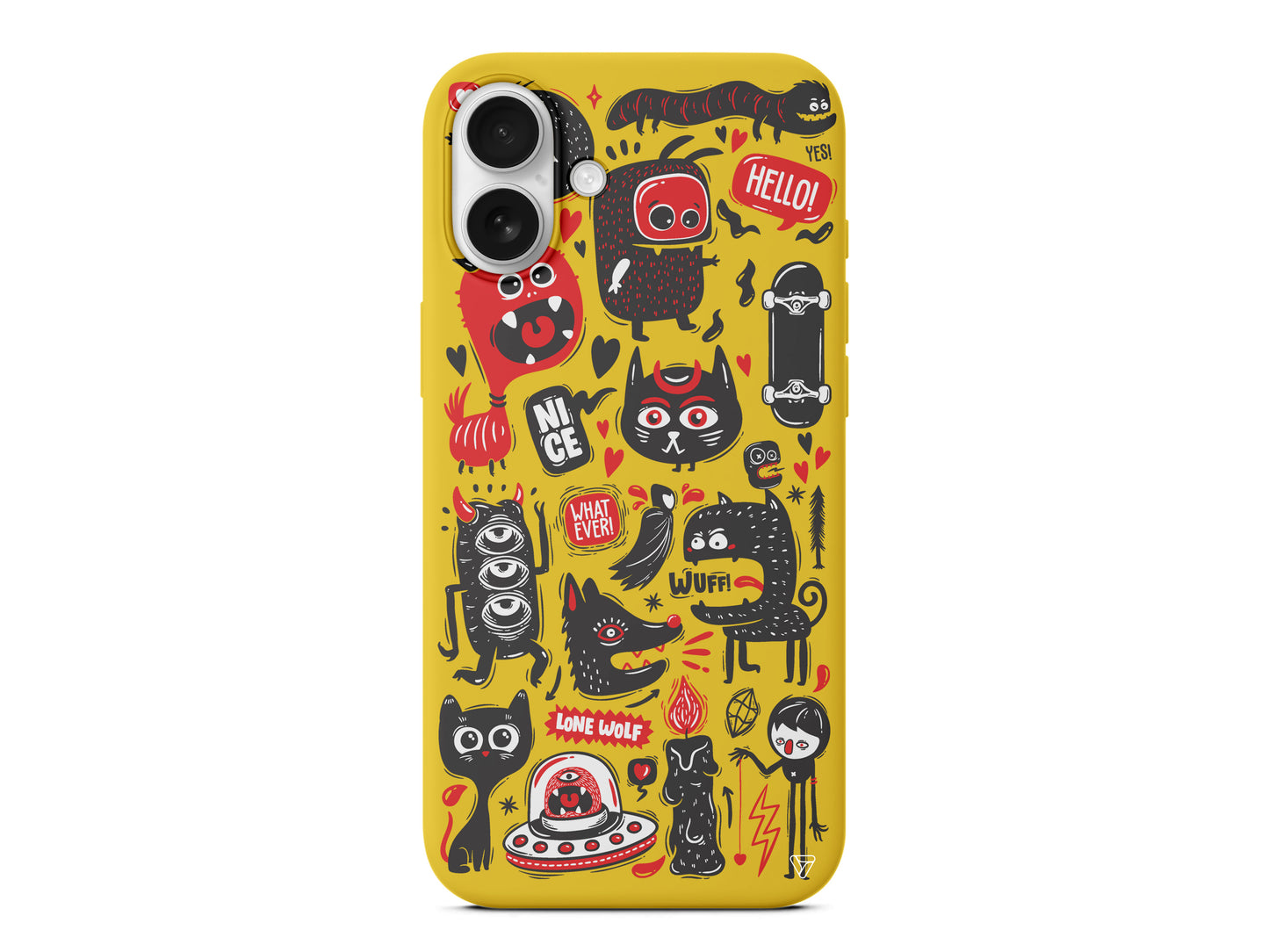 Sevimli Canavarlar 2 Lansman Model İçi Kadife Silikon Telefon Kılıfı