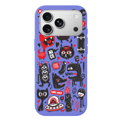 Sevimli Canavarlar 2 Lansman Model İçi Kadife Silikon Telefon Kılıfı