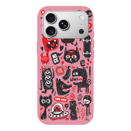 Sevimli Canavarlar 2 Lansman Model İçi Kadife Silikon Telefon Kılıfı