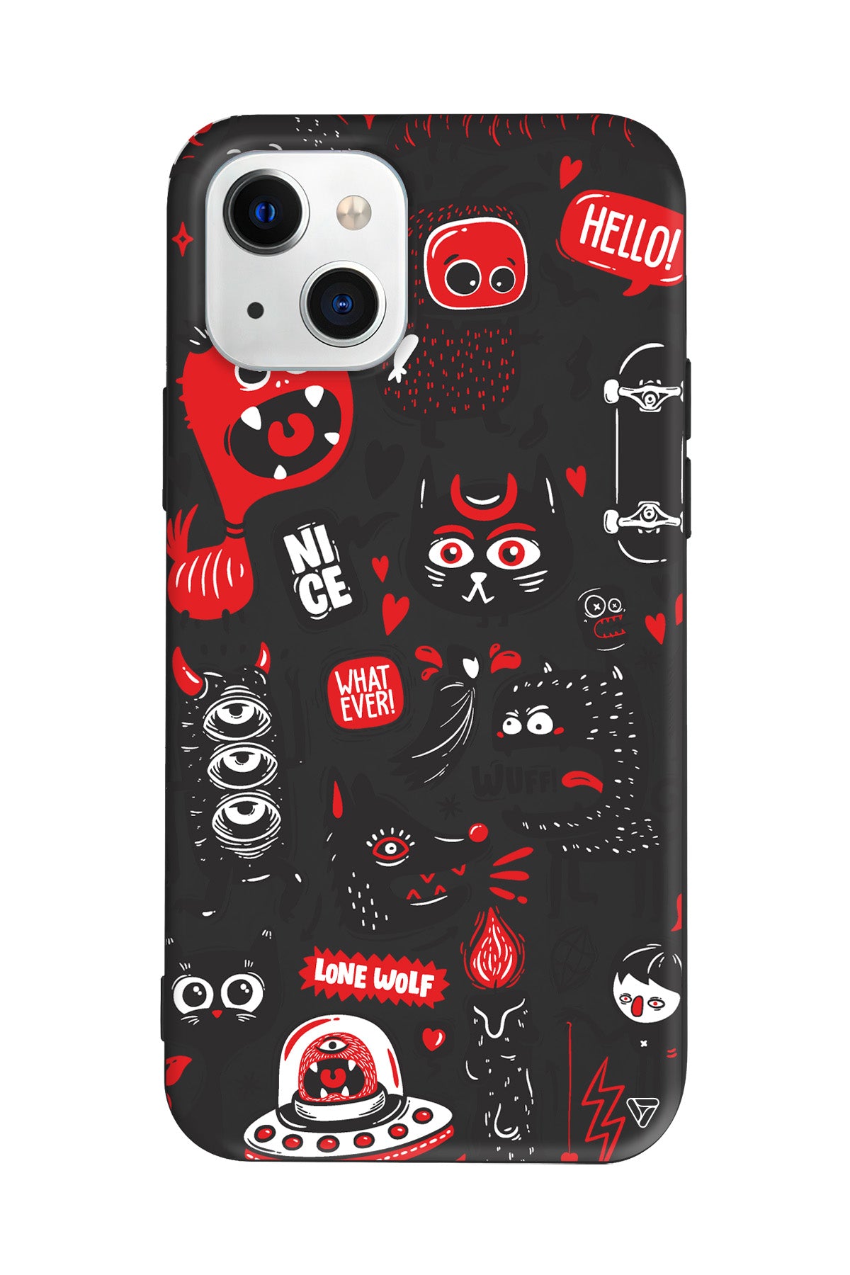 Sevimli Canavarlar 2 Lansman Model İçi Kadife Silikon Telefon Kılıfı – Plus Serisine Özel