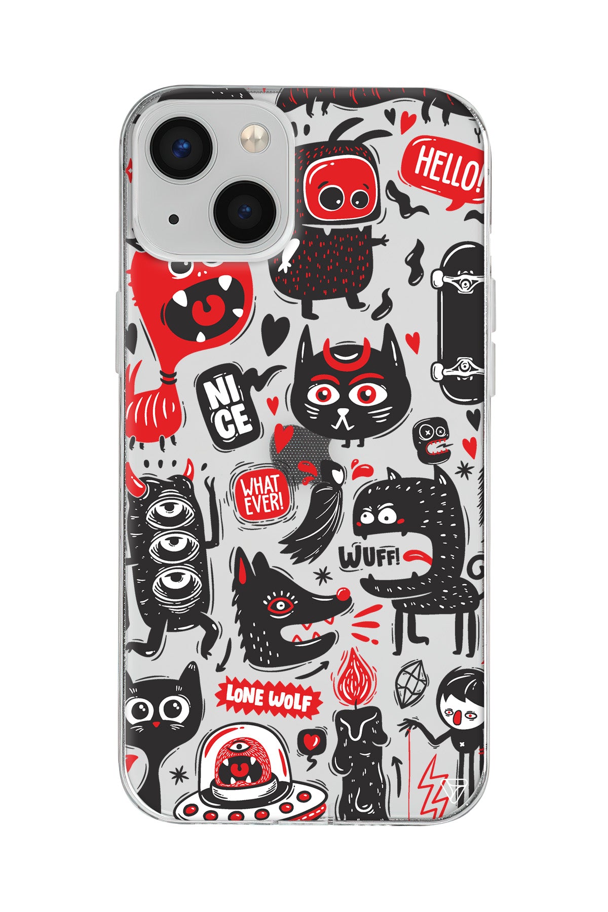 Sevimli Canavarlar 2 Lansman Model İçi Kadife Silikon Telefon Kılıfı