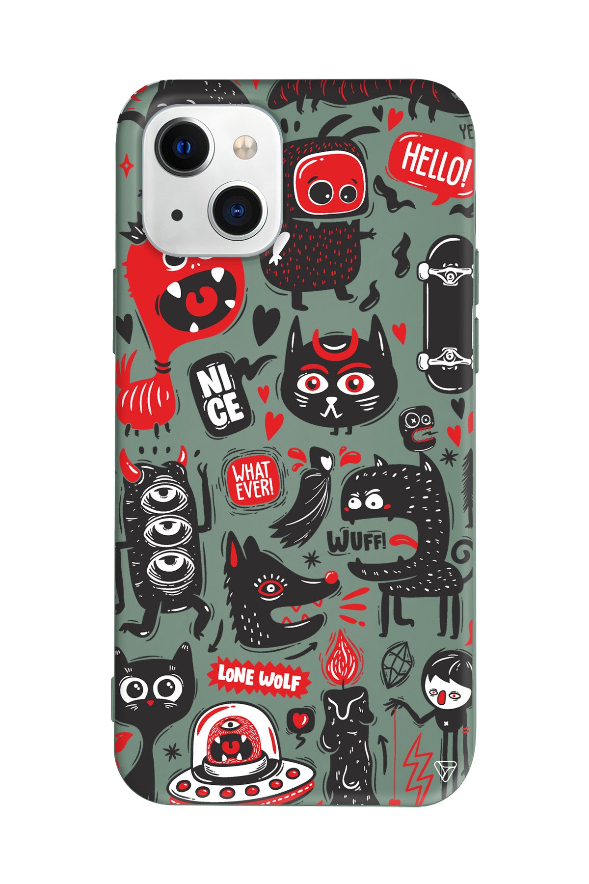 Sevimli Canavarlar 2 Lansman Model İçi Kadife Silikon Telefon Kılıfı – Plus Serisine Özel