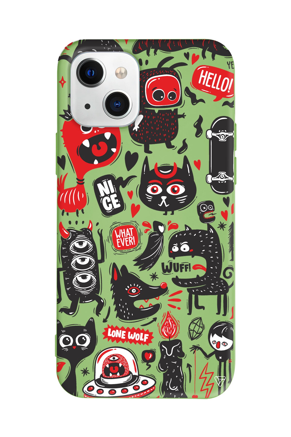 Sevimli Canavarlar 2 Lansman Model İçi Kadife Silikon Telefon Kılıfı