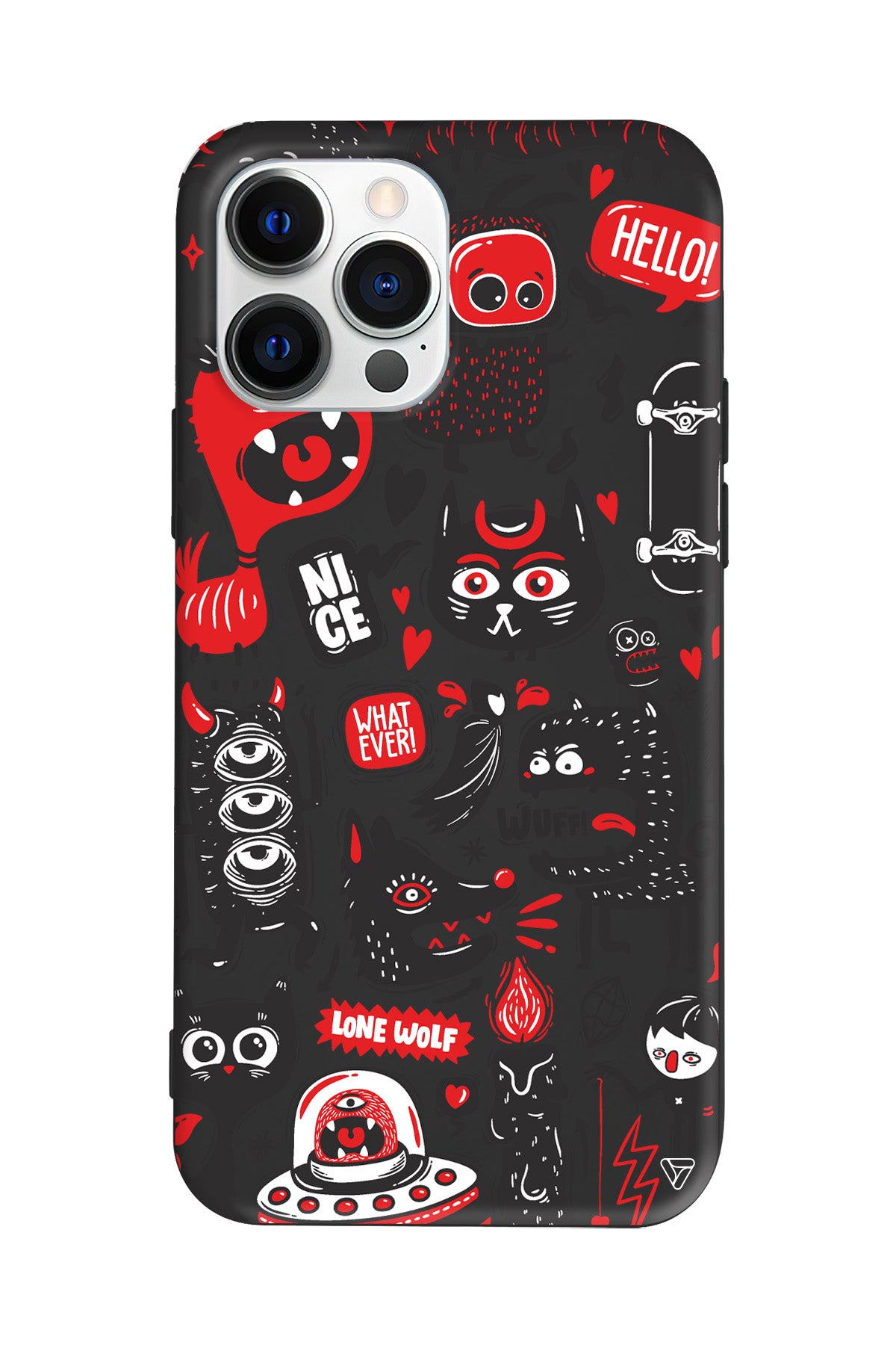 Sevimli Canavarlar 2 Lansman Model İçi Kadife Silikon Telefon Kılıfı