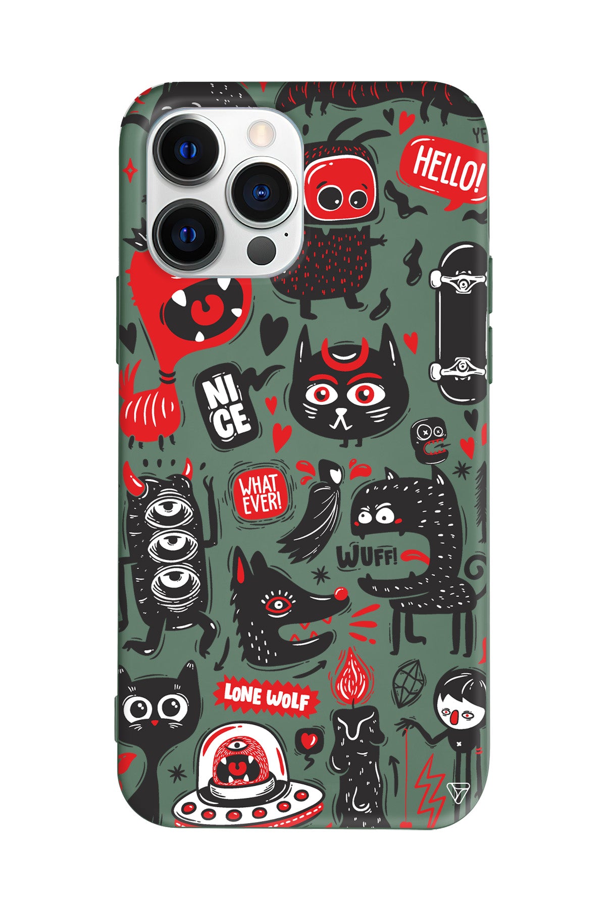 Sevimli Canavarlar 2 Lansman Model İçi Kadife Silikon Telefon Kılıfı