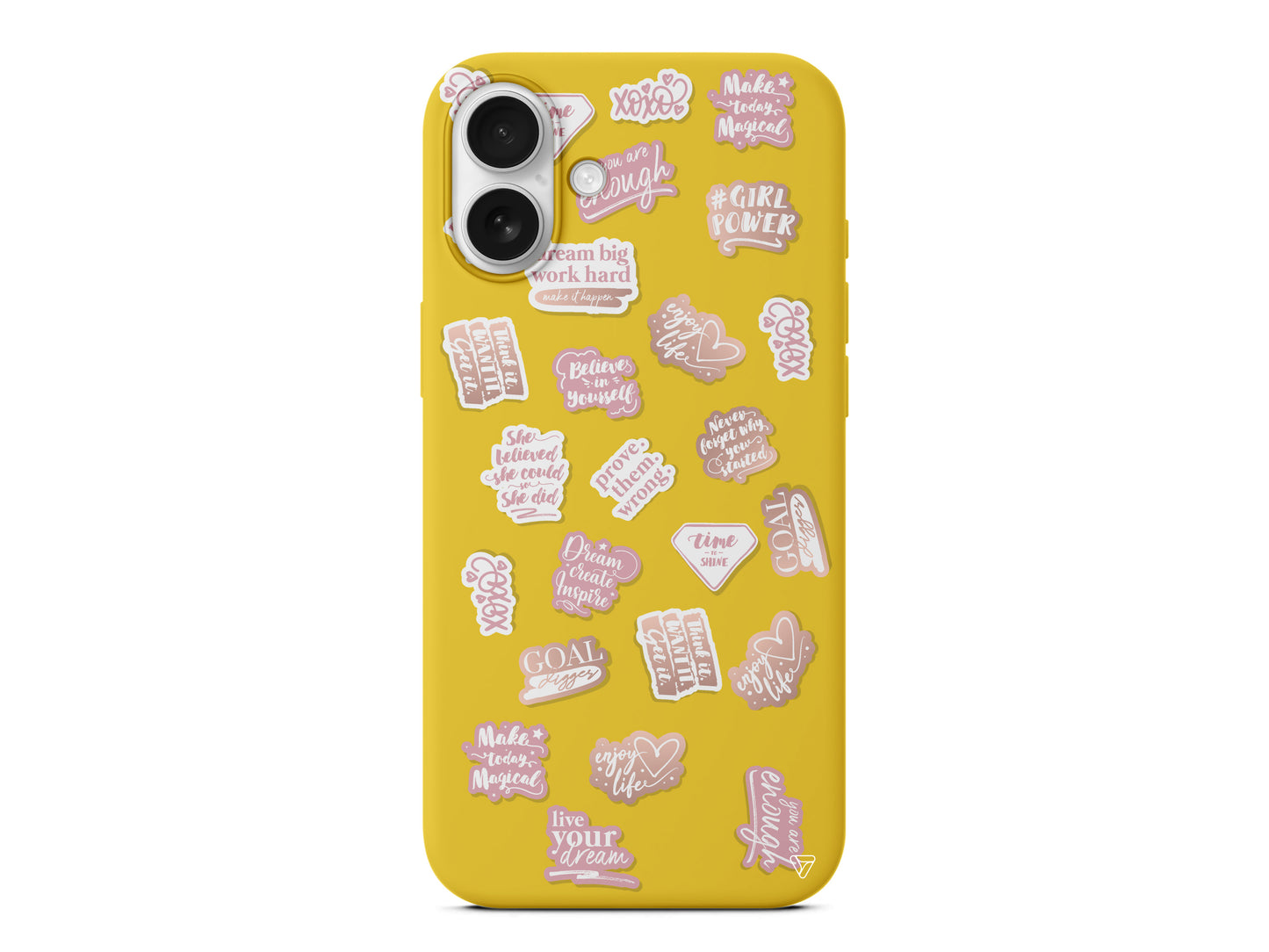 Female Sticker 2 Lansman Model İçi Kadife Silikon Telefon Kılıfı – Plus Serisine Özel