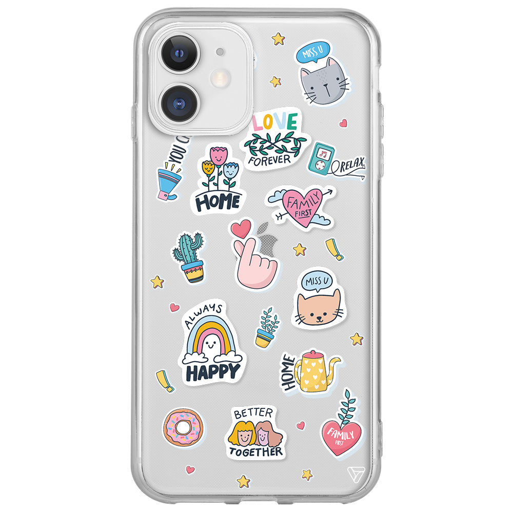 Always Happy Lansman Model İçi Kadife Silikon Telefon Kılıfı