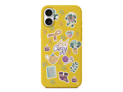 Feel Cozy Lansman Model İçi Kadife Silikon Telefon Kılıfı – Plus Serisine Özel