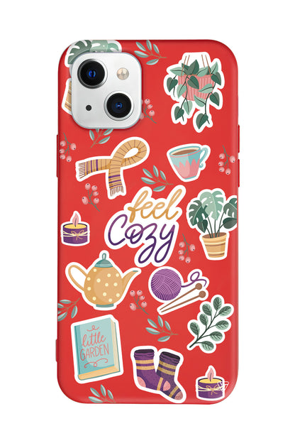 Feel Cozy Lansman Model İçi Kadife Silikon Telefon Kılıfı – Plus Serisine Özel