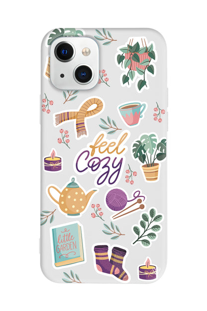 Feel Cozy Lansman Model İçi Kadife Silikon Telefon Kılıfı – Plus Serisine Özel