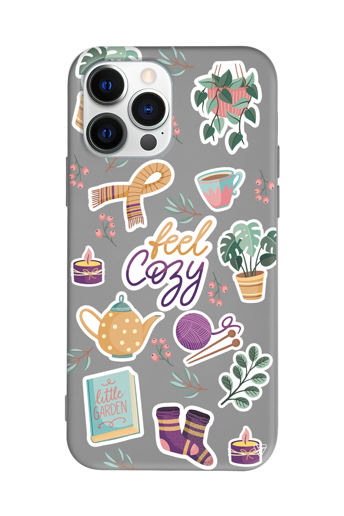 Feel Cozy Lansman Model İçi Kadife Silikon Telefon Kılıfı