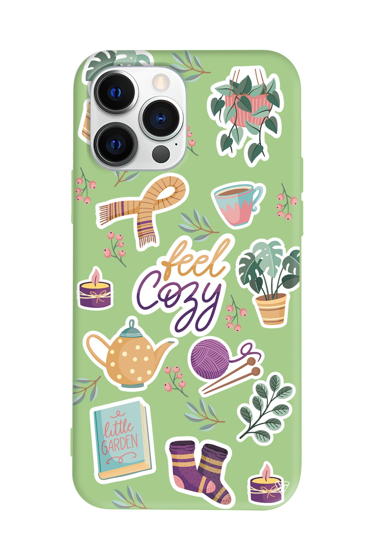 Feel Cozy Lansman Model İçi Kadife Silikon Telefon Kılıfı