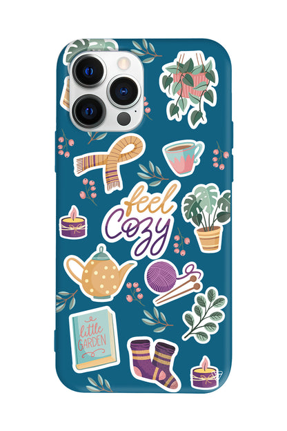 Feel Cozy Lansman Model İçi Kadife Silikon Telefon Kılıfı