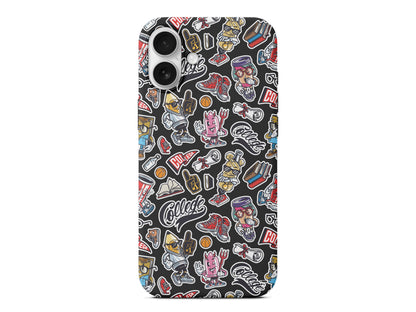 College Dream Lansman Model İçi Kadife Silikon Telefon Kılıfı