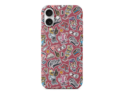 College Dream Lansman Model İçi Kadife Silikon Telefon Kılıfı