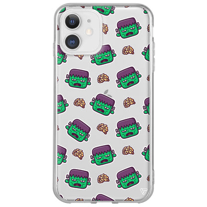 Frankenstein Lansman Model İçi Kadife Silikon Telefon Kılıfı