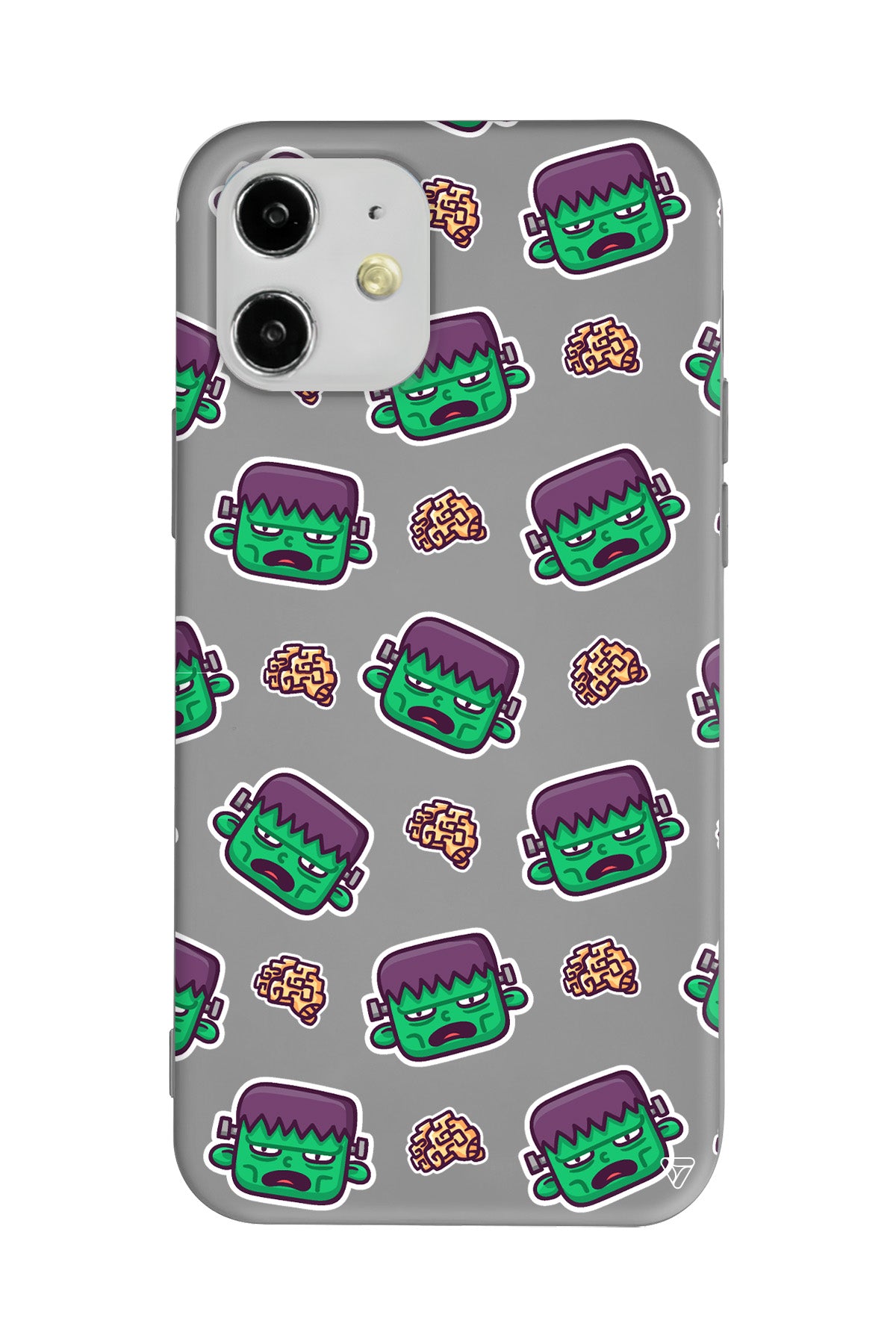 Frankenstein Lansman Model İçi Kadife Silikon Telefon Kılıfı