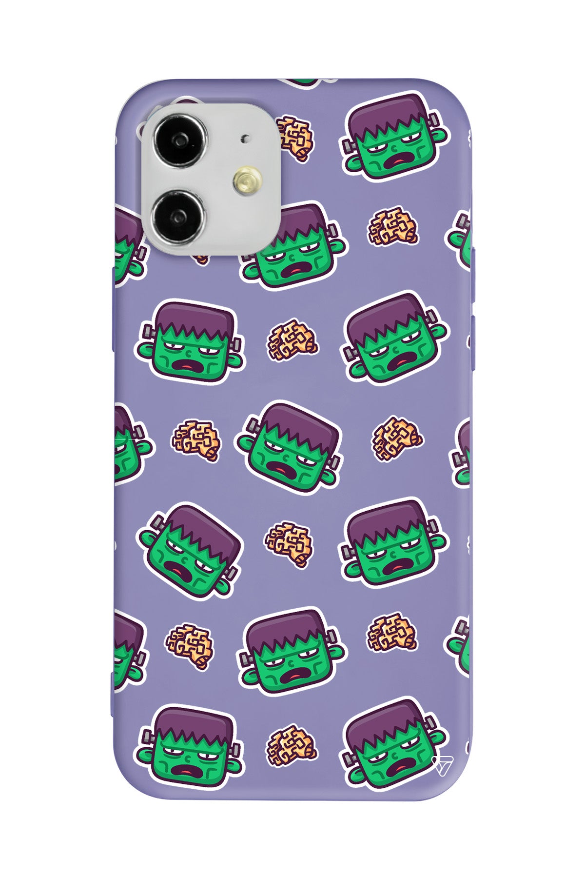 Frankenstein Lansman Model İçi Kadife Silikon Telefon Kılıfı