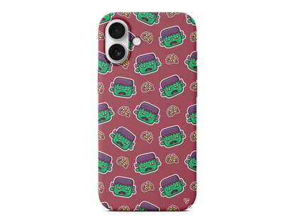 Frankenstein Lansman Model İçi Kadife Silikon Telefon Kılıfı – Plus Serisine Özel