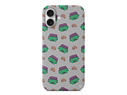 Frankenstein Lansman Model İçi Kadife Silikon Telefon Kılıfı – Plus Serisine Özel