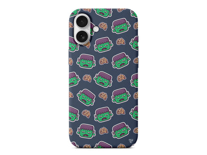 Frankenstein Lansman Model İçi Kadife Silikon Telefon Kılıfı