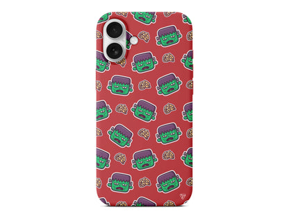 Frankenstein Lansman Model İçi Kadife Silikon Telefon Kılıfı – Plus Serisine Özel