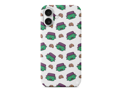 Frankenstein Lansman Model İçi Kadife Silikon Telefon Kılıfı