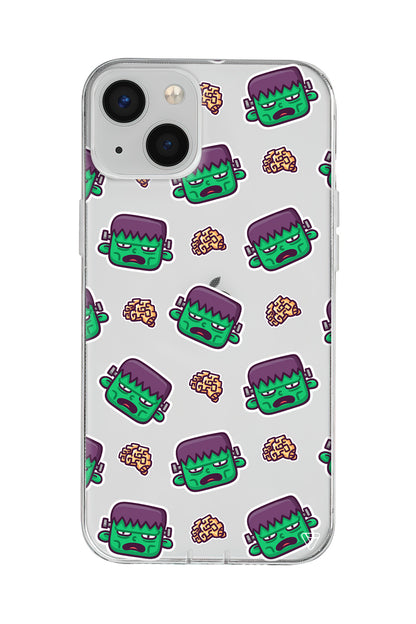 Frankenstein Lansman Model İçi Kadife Silikon Telefon Kılıfı – Plus Serisine Özel