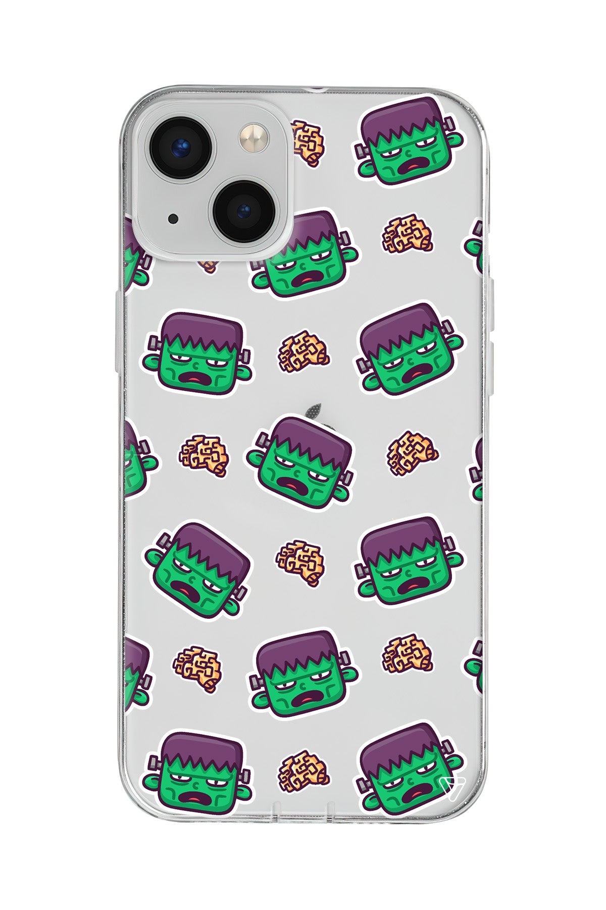 Frankenstein Lansman Model İçi Kadife Silikon Telefon Kılıfı