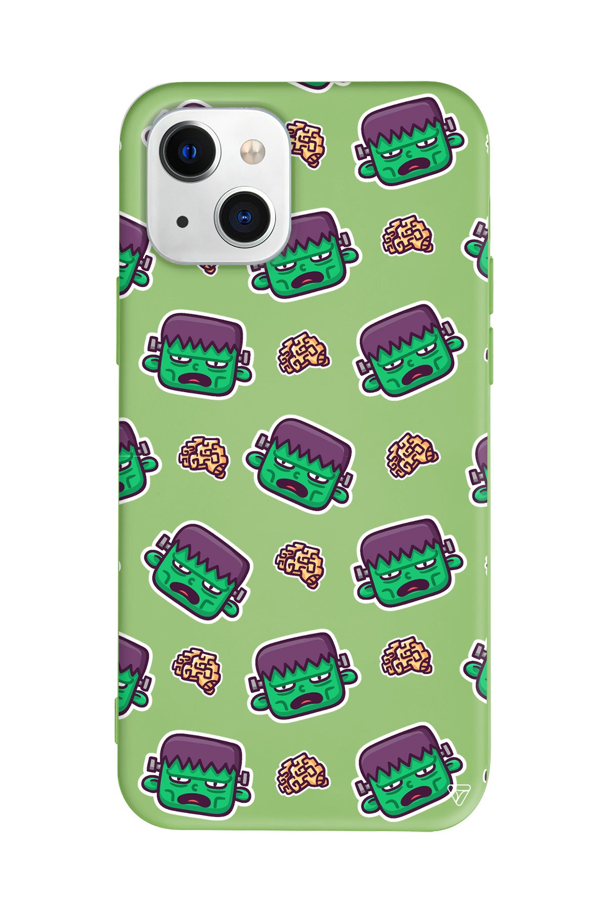 Frankenstein Lansman Model İçi Kadife Silikon Telefon Kılıfı