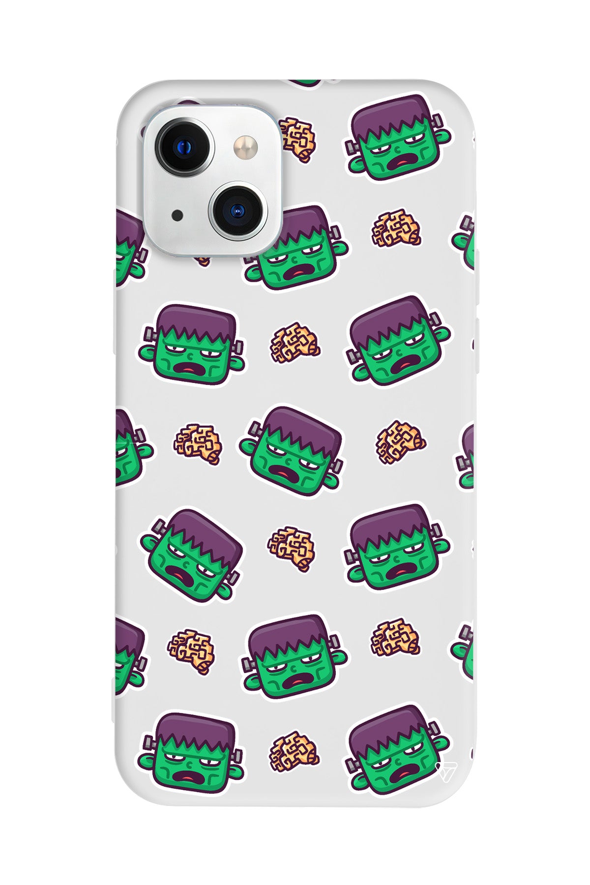 Frankenstein Lansman Model İçi Kadife Silikon Telefon Kılıfı