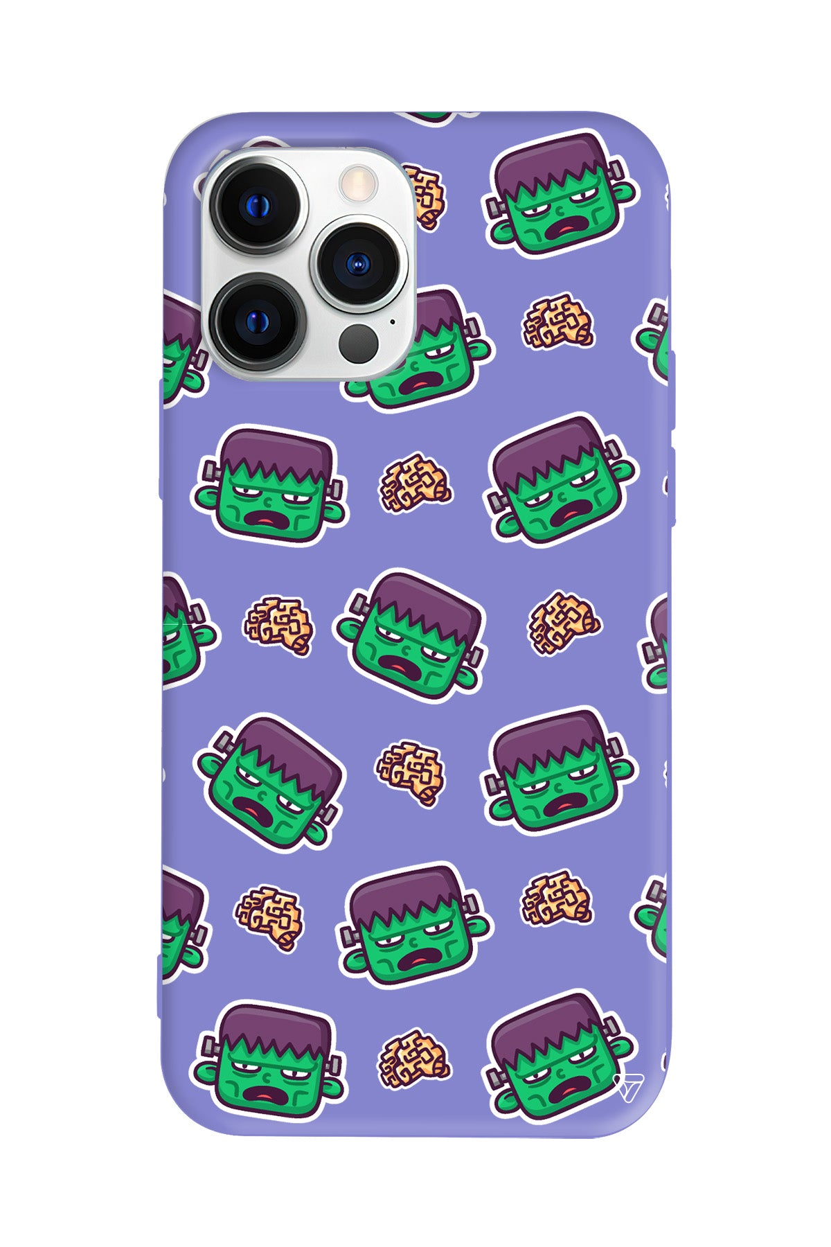 Frankenstein Lansman Model İçi Kadife Silikon Telefon Kılıfı