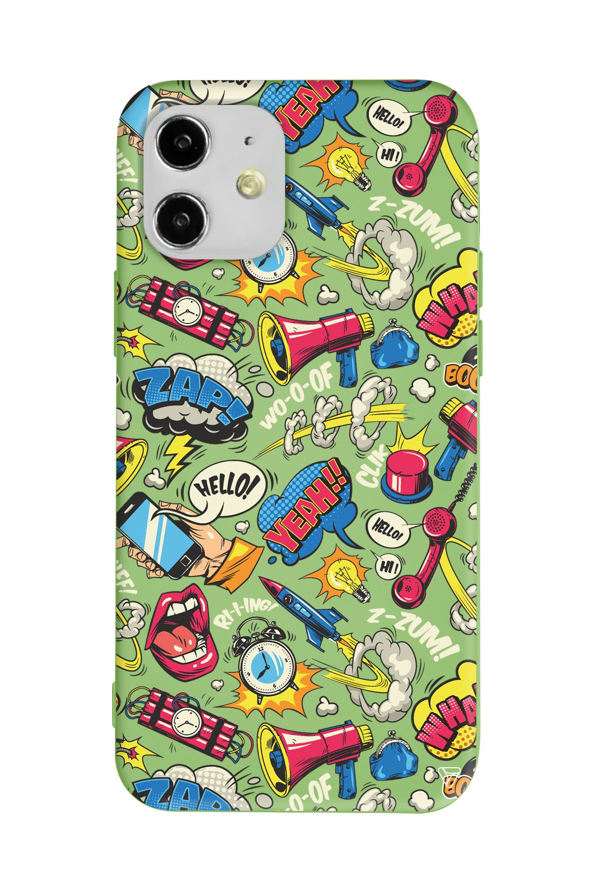 Cizgi Roman Lansman Model İçi Kadife Silikon Telefon Kılıfı