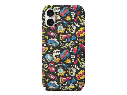 Cizgi Roman Lansman Model İçi Kadife Silikon Telefon Kılıfı – Plus Serisine Özel